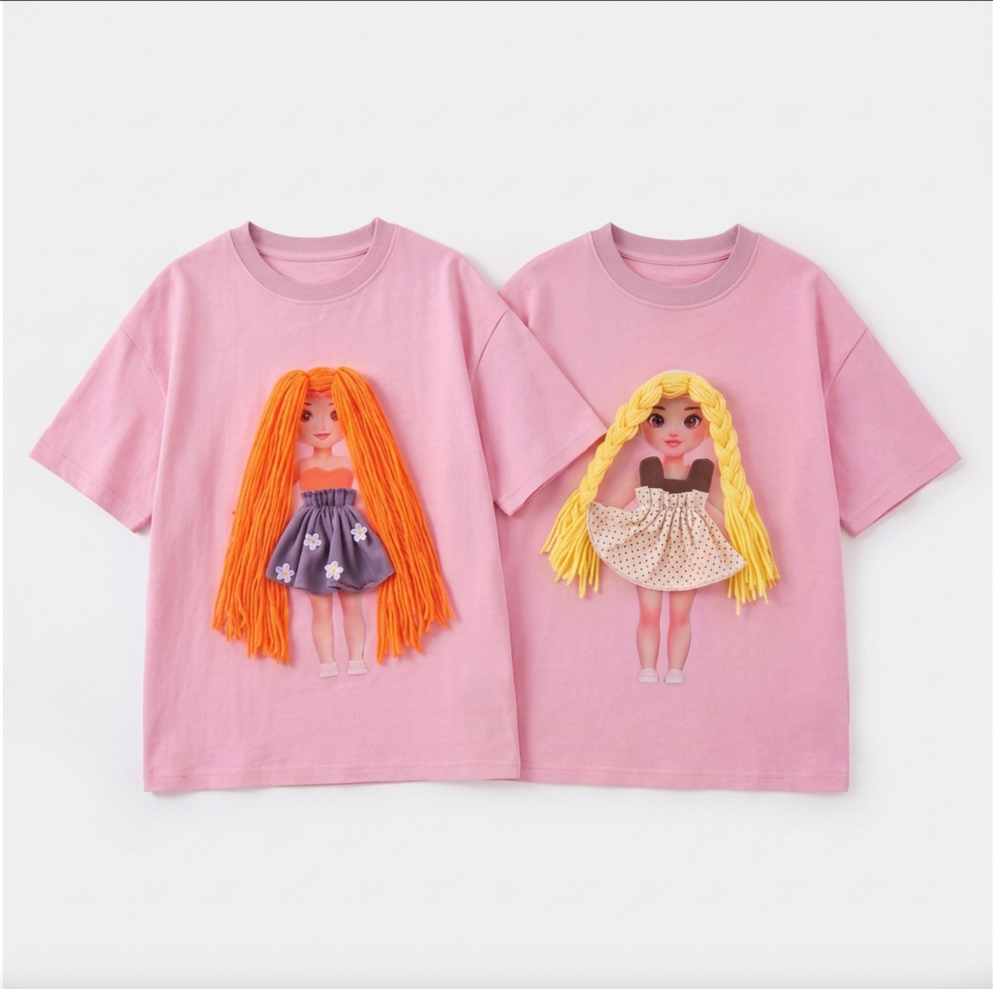 Children's Clothing DIY Dress Up for Girls Short Sleeve